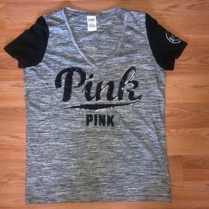 VS Pink v neck T-shirt